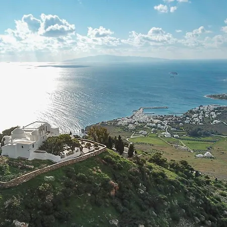 Bianca With Panoramic 180 Sea View Appartamento Piso Livadi