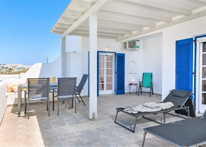 Bianca With Panoramic 180 Sea View Piso Livadi